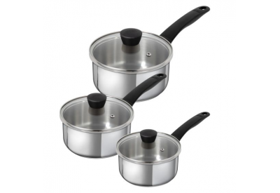 Kuhn Rikon Classic Saucepan Set - 3 piece (1 x 1.5L / Ø16cm 1 x 2.3L / Ø18cm / 3.0L / Ø20cm